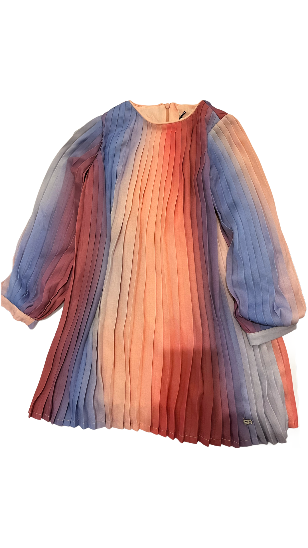 Sonia Rykiel Gradient Pleated Dress - Size 6