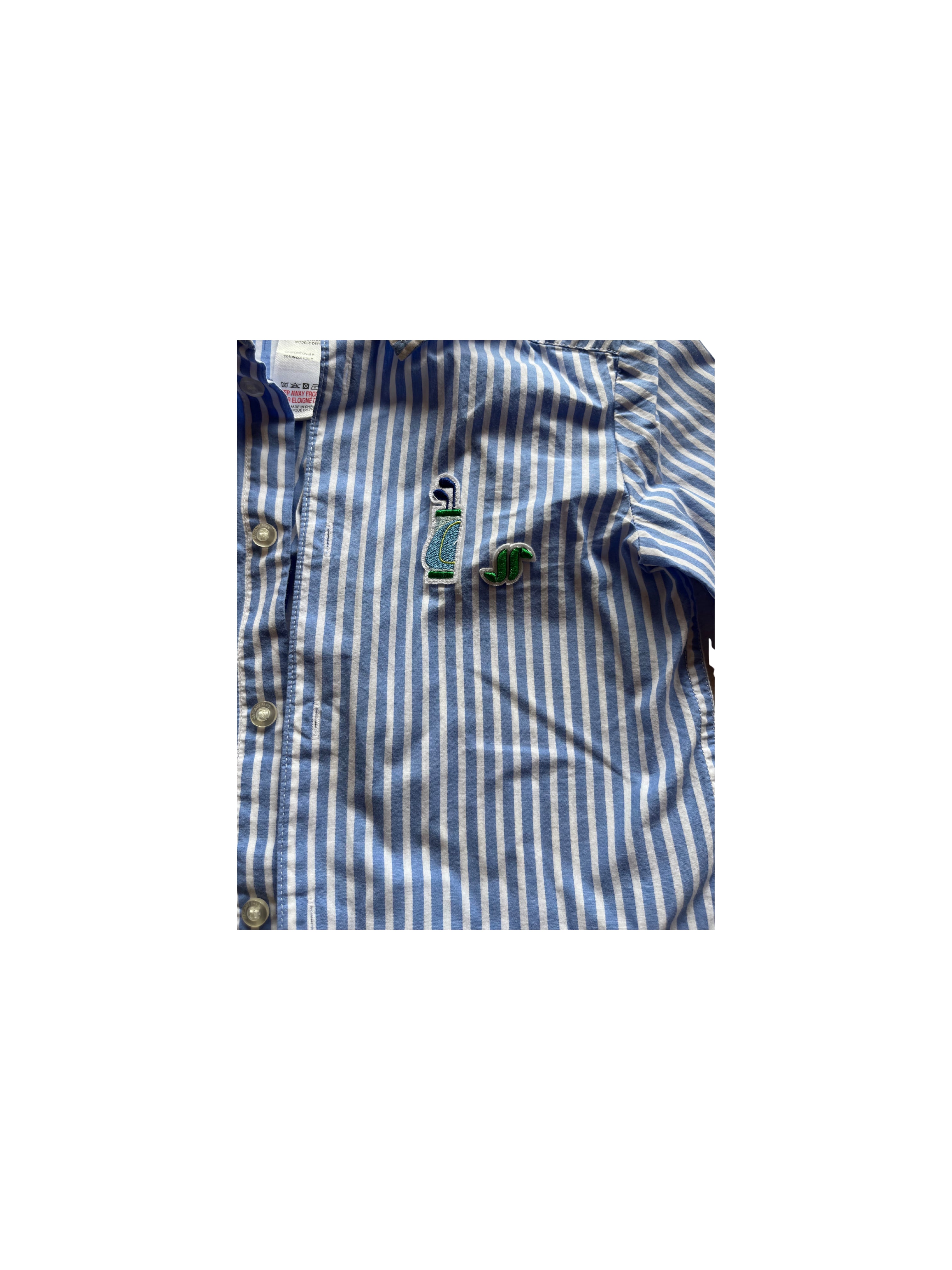 Jacadi Boy Striped Shirt - size 5