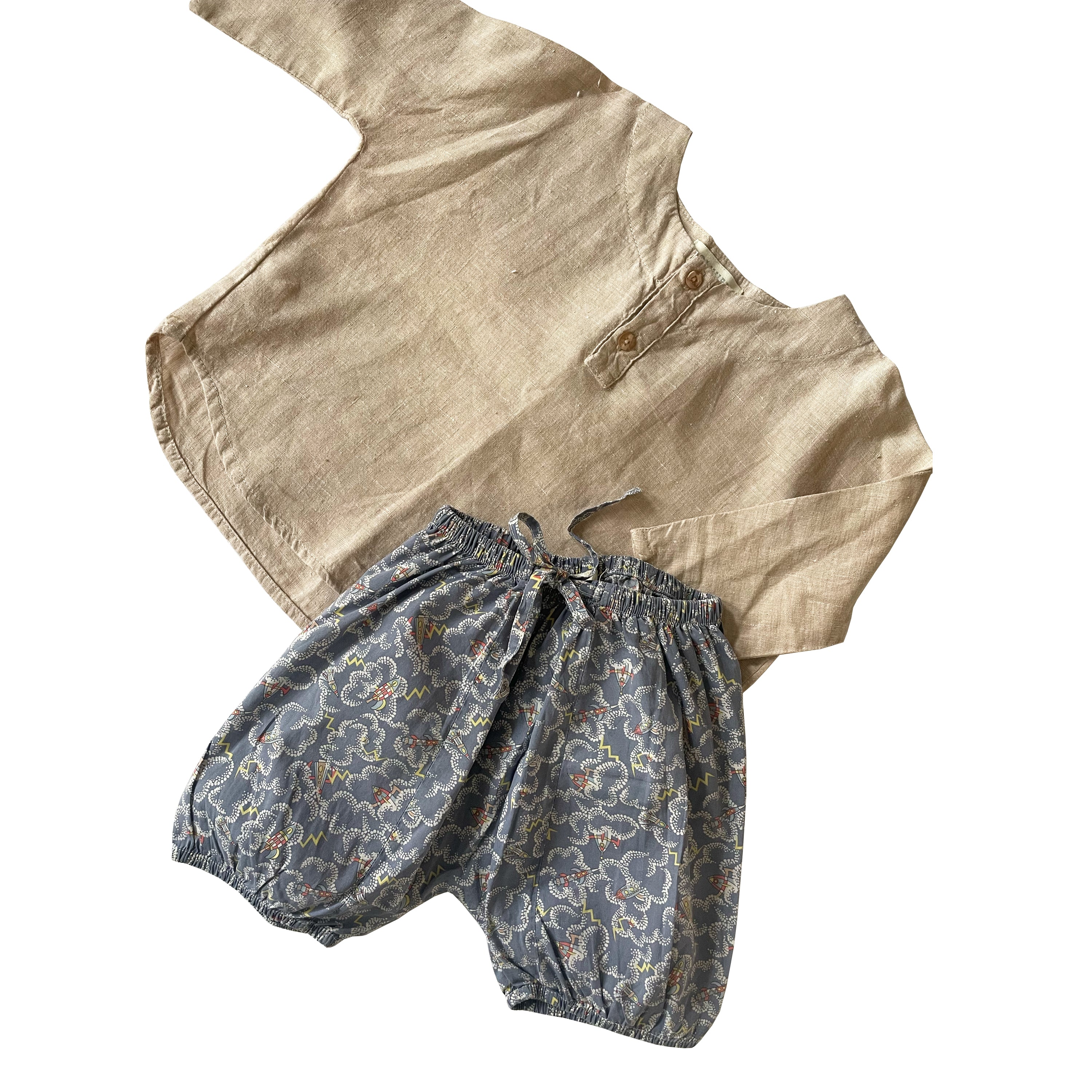 Olivier London Shirt & Shorts - SIZE 2 years