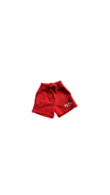 MSGM Milano red french signature cotton shorts - size 4
