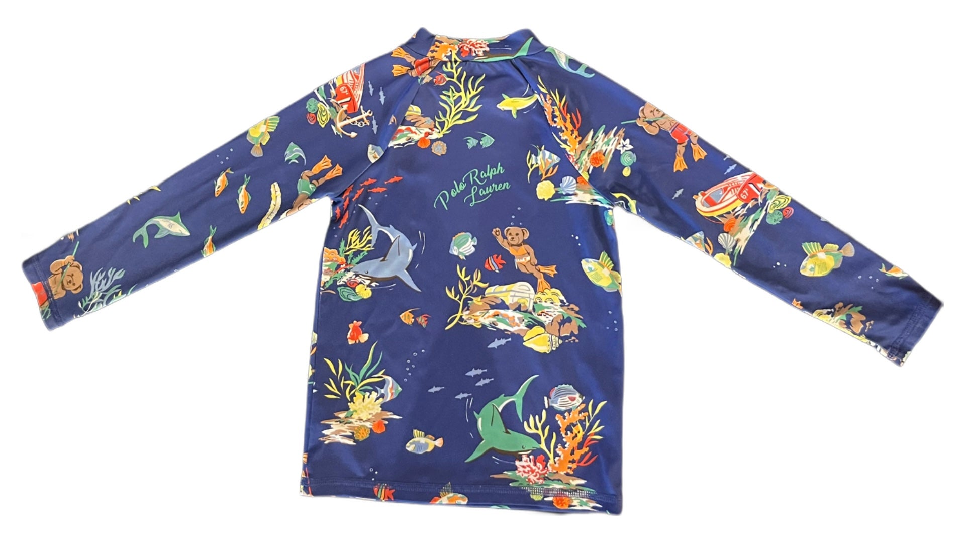 Polo Ralph Lauren Boys Blue Sun Protective Top (UPF50)