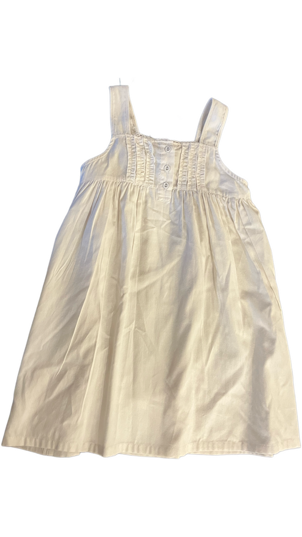 Petite Plume Twill Charlotte Nightgown in White SIZE 6Y