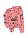G.Nancy Bubblegum Art Club Long PJ Set
