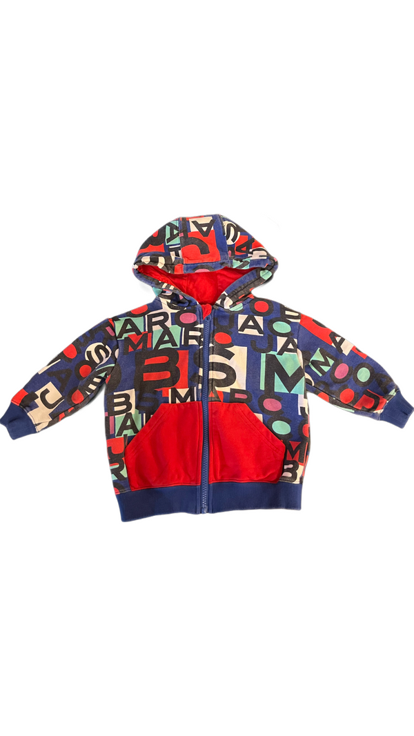 Marc Jacobs Cotton Zip Up Hoodie - Size 3