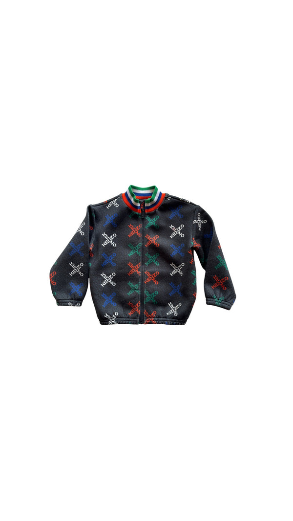 Kenzo Cross Logo Bomber Jacket - size 3Y