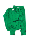 G.Nancy Kelly Green Art Club Long PJ Set