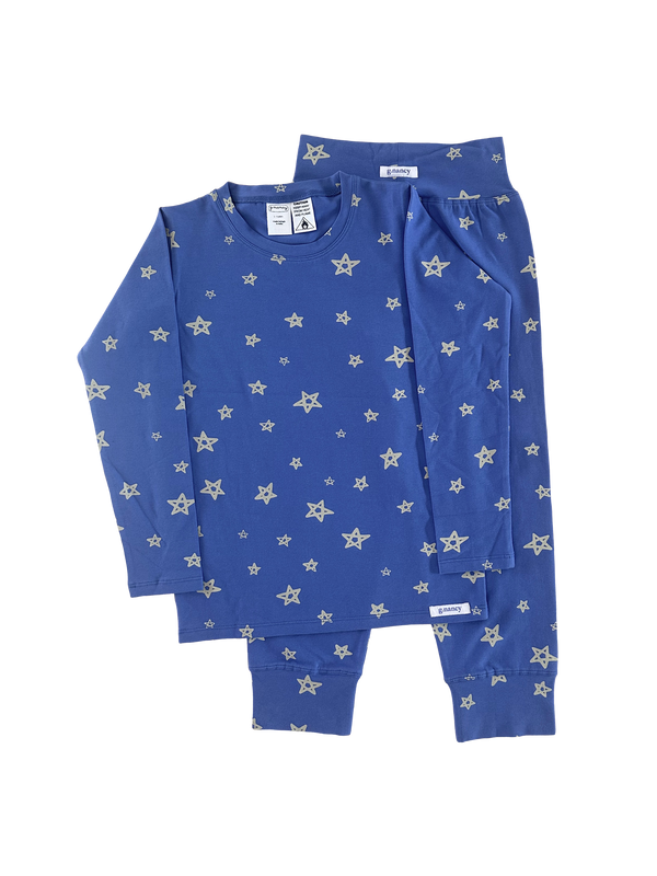 G.Nancy So Blue Long PJ Set